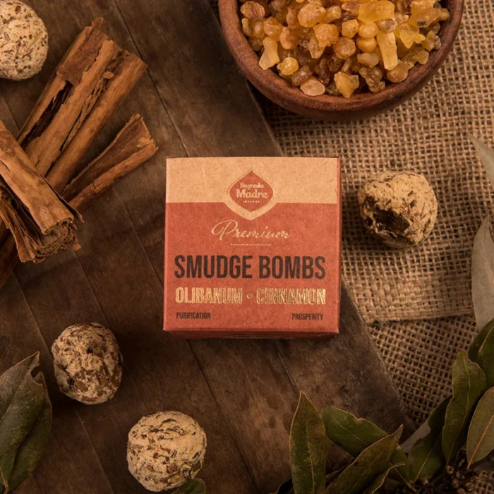 Bile de fumigație Sagrada Madre Premium - Olibanum & Cinnamon [3]