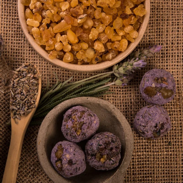 Bile de fumigație Sagrada Madre Premium - Olibanum & Lavender [4]