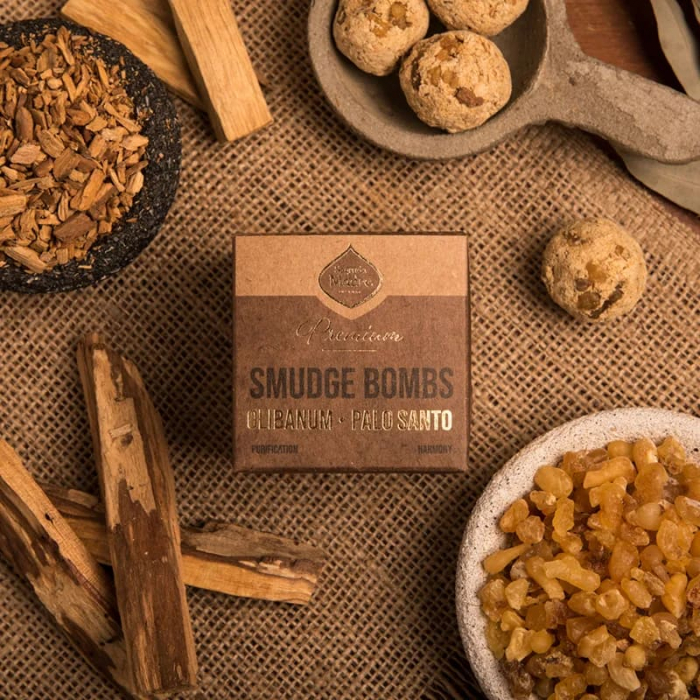 Bile de fumigație Sagrada Madre Premium - Olibanum & Palo Santo [3]