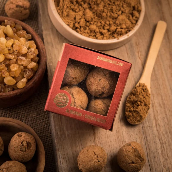 Bile de fumigație Sagrada Madre Premium - Olibanum & Sandalwood [5]