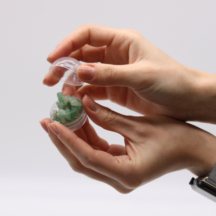 Bombă spumantă de baie cu brățară Aventurin - Lămâie și Lime [3]