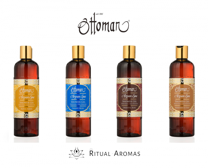 Gel de duș - Aromaterepie - Ottoman Argan Spa - Sahara Musk [2]
