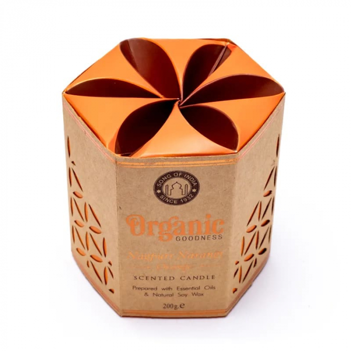 Lumânare din ceară de soia - Orange - Organic Goodness [1]