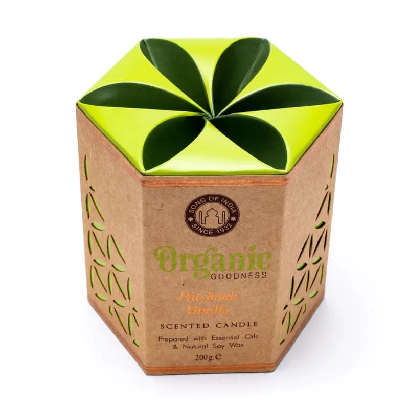 Lumânare din ceară de soia - Patchouli & Vanilie - Organic Goodness [1]