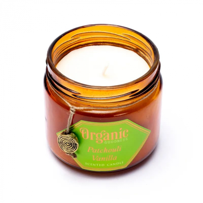 Lumânare din ceară de soia - Patchouli & Vanilie - Organic Goodness [3]