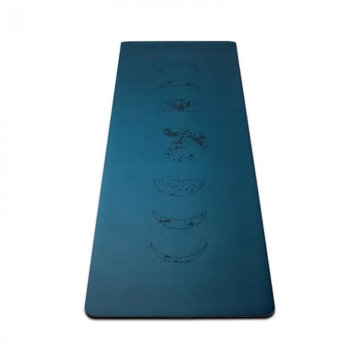 Saltea Yoga cu fazele lunii - albastru petrol [2]