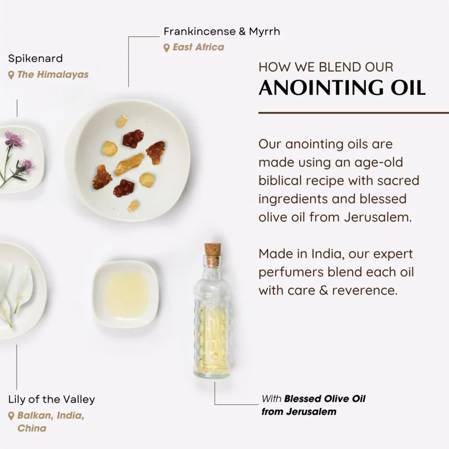 Set 3 uleiuri  sacre de ungere (Nard, Tămâie & Smirnă, Crin) [3]