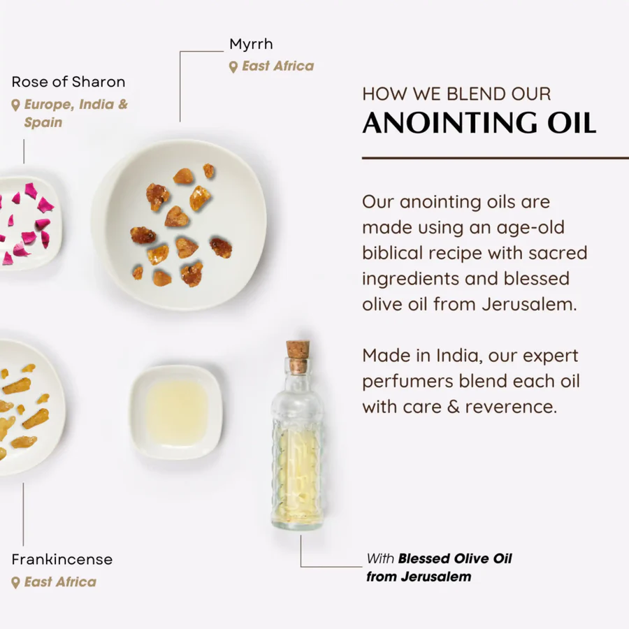 Set 3 uleiuri  sacre de ungere ( Tămâie, Smirnă, Trandafir din Sharon) [3]