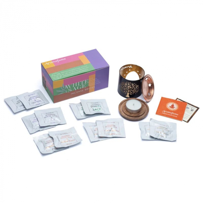 Set arome cu suport - White sage [2]