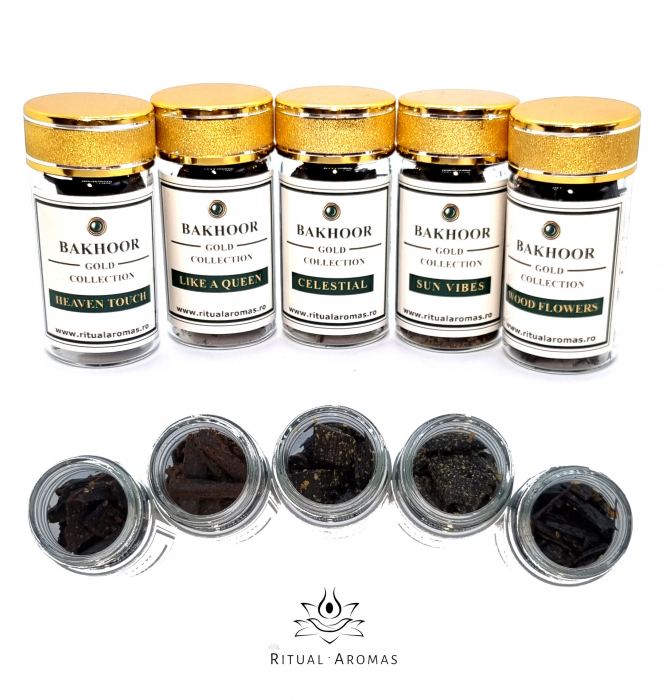 Set Bakhoor Gold Collection, 5x10g [4]