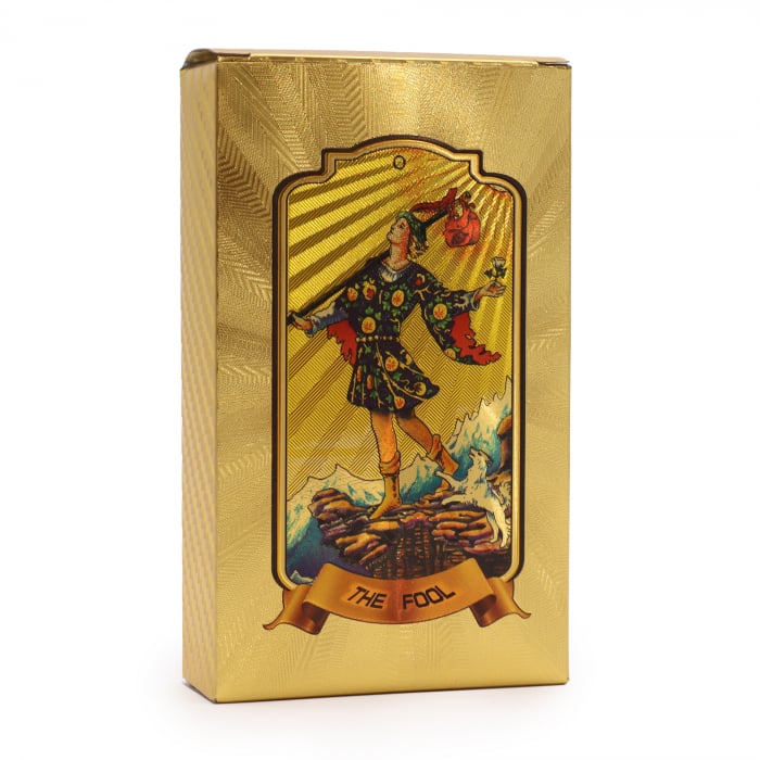 Set cărți Tarot aurii (fără ghid) [1]
