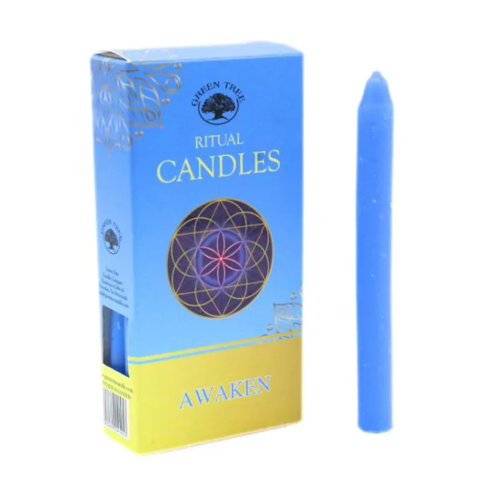 Set lumânări bleu Ritual - Trezire (10 buc.) [1]