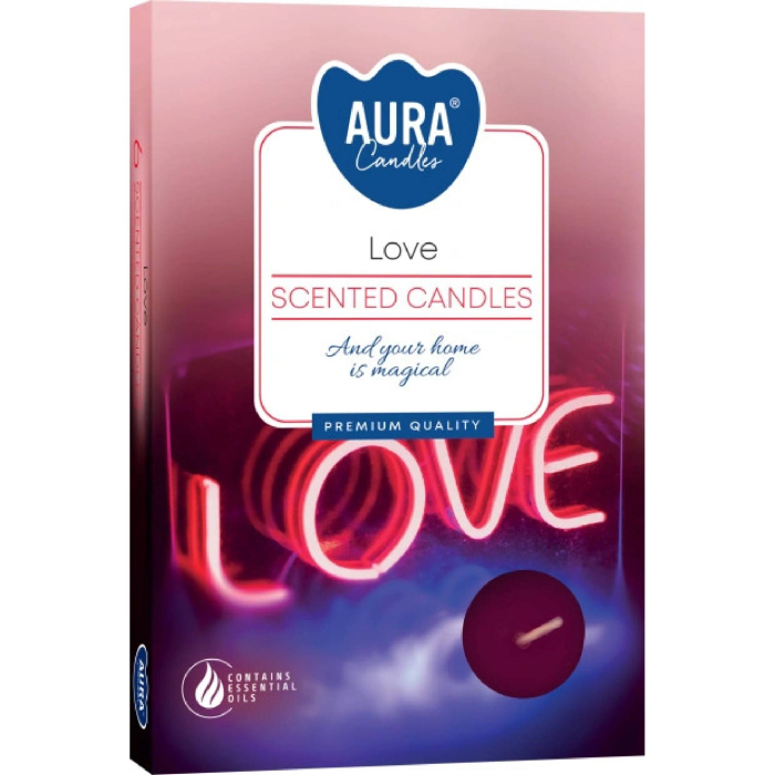 Set lumânări tip pastilă - Iubire [1]