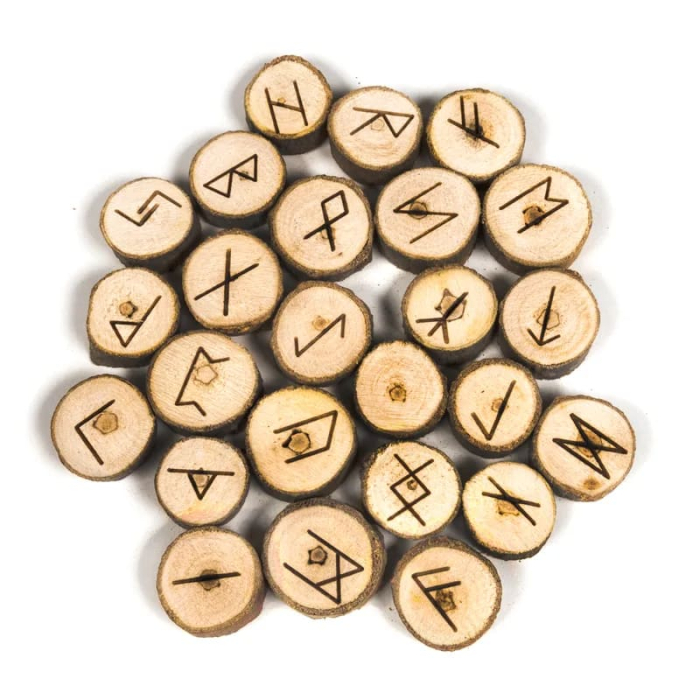 Set Rune din lemn [2]