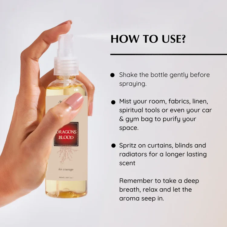Spray natural Aromafume Sângele Dragonului 100 ml – purificare energetică și protecție | Ritual Aromas [4]