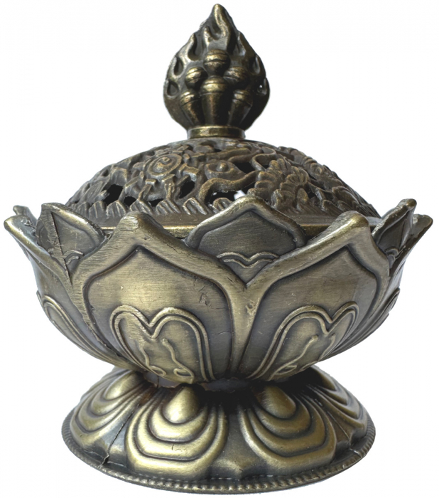 Suport ardere tămâie Lotus Bronz [1]