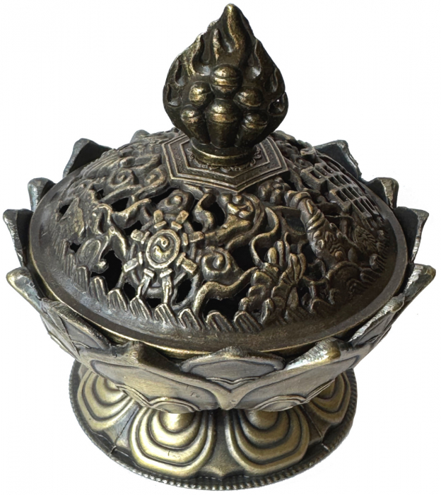 Suport ardere tămâie Lotus Bronz [2]