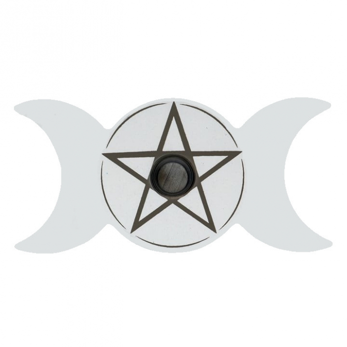 Suport pentru lumânări Triple Moon Spell, alb [3]