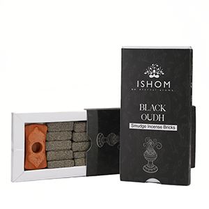 Tablete naturale pentru fumigație Ishom - Lemn negru / Oud [1]