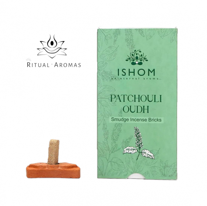 Tablete naturale pentru fumigație Ishom - Paciuli & Oud [2]