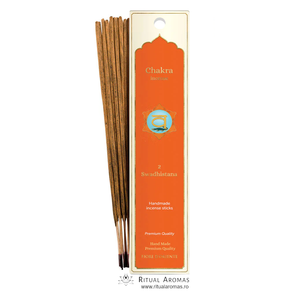 Bețișoare parfumate Fiore D'Oriente - Bețișoare Chakra 2 - Swadhistana