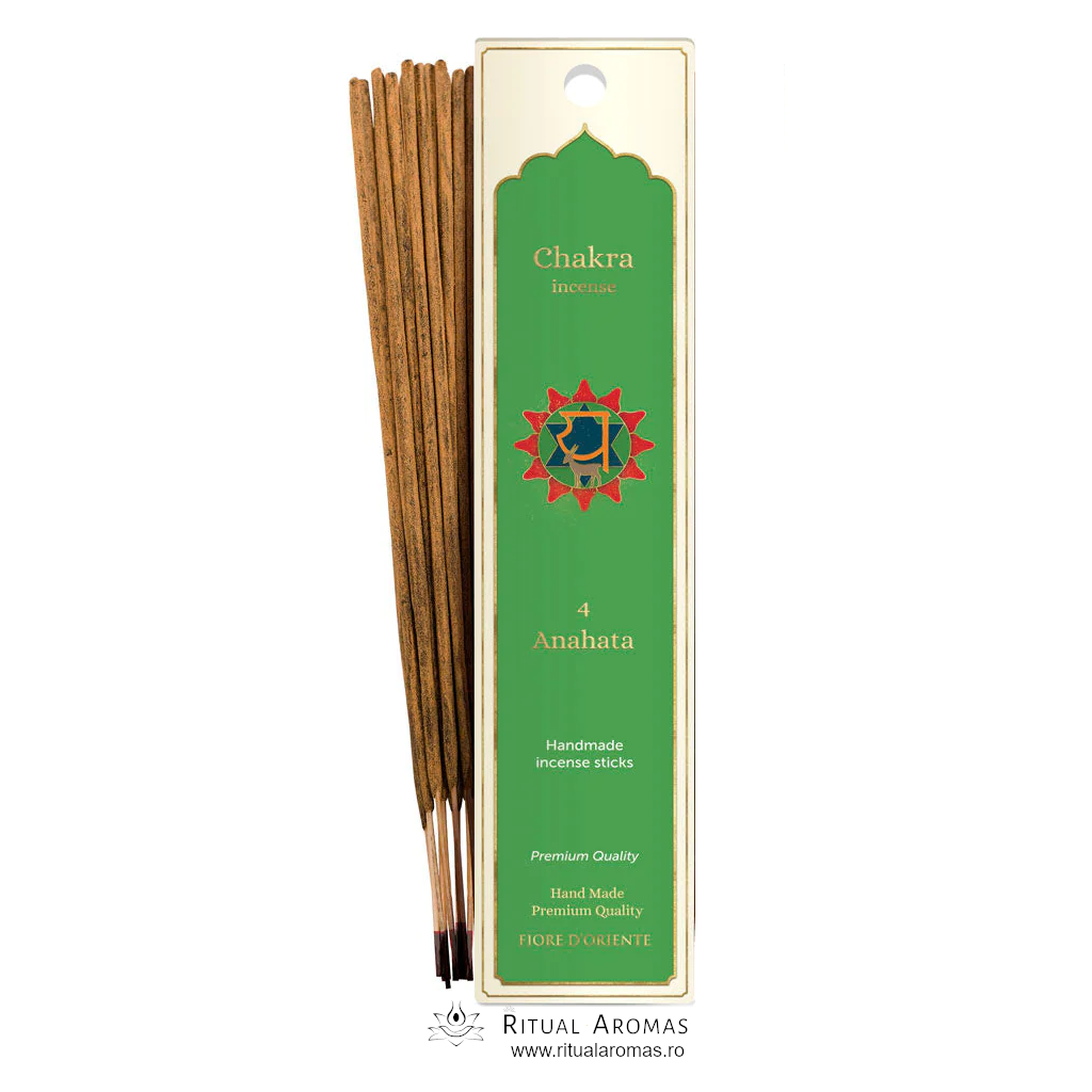 Bețișoare parfumate Fiore D'Oriente - Bețișoare Chakra 4 - Anahata