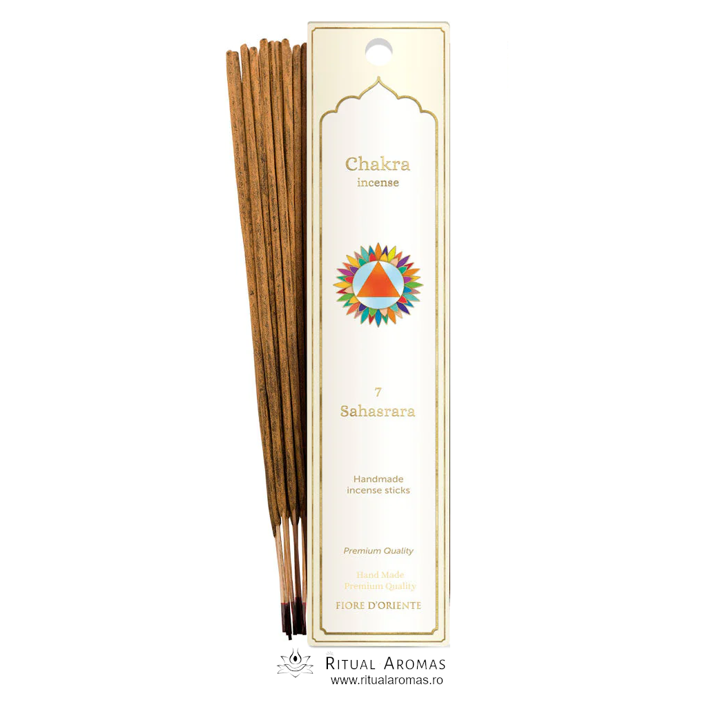 Bețișoare parfumate Fiore D'Oriente - Bețișoare Chakra 7 - Sahasrara
