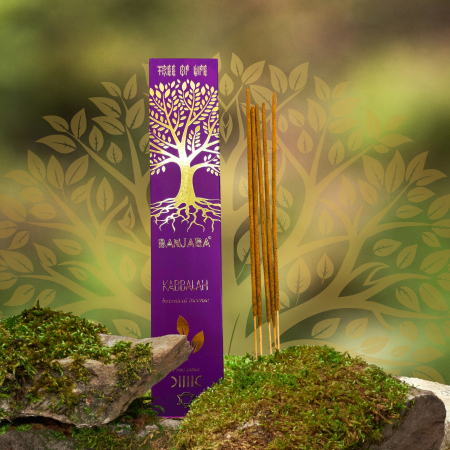 Bețișoare Banjara - Bețișoare parfumate botanice Banjara - Arborele Kabbala