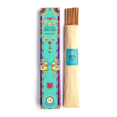 Bețișoare parfumate Indian Heritage - Salvie albă [1]