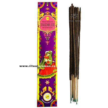 Bețișoare Sree Vani - Bețișoare parfumate Indian Heritage - Sângele dragonului