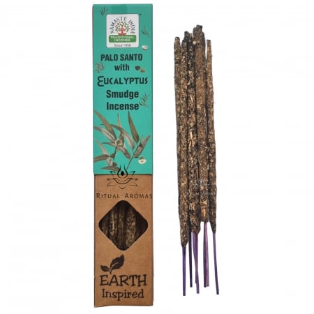 Bețișoare Namaste India - Bețișoare parfumate Namaste India - Palo Santo cu Eucalipt