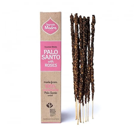 Bețișoare parfumate - Bețișoare Sagrada Madre - Palo Santo & Rose