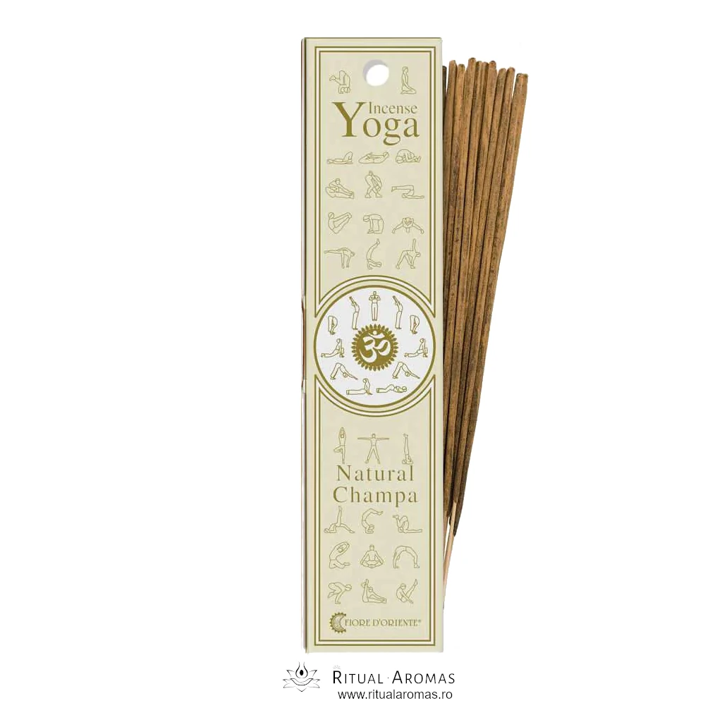 Bețișoare parfumate Fiore D'Oriente - Bețișoare parfumate Yoga Champa Natural