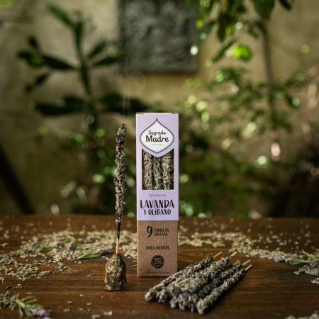 Bețișoare Sagrada Madre Herbal - Lavandă & tămâie [3]