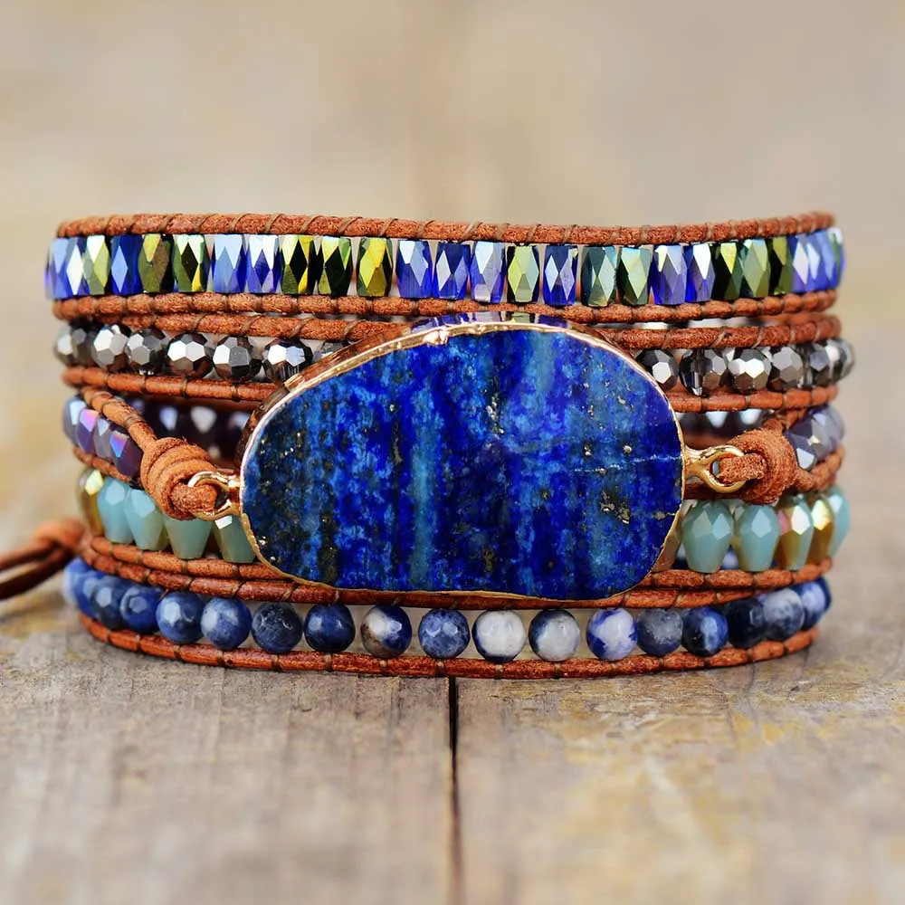 Brățara Cristal Aromas - Lapis Lazuli (Model3) - Liniște [1]