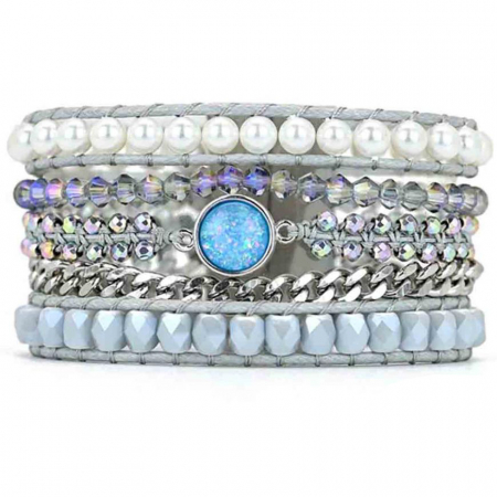 Cristaloterapie - Brățară Cristal Aromas - Opal - Darul comunicării