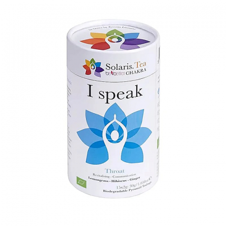 Ceai Chakra - Ceai organic Chakra 5 Solaris - I speak (Eu spun)