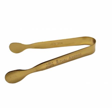 Accesorii pentru ardere tămâie/rășini/bakhoor - Clește pentru cărbuni - Gold