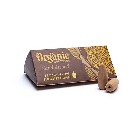 Conuri parfumate - Conuri parfumate naturale Lemn de Santal - Organic Goodness
