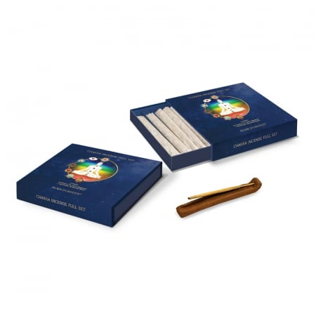 Bețișoare parfumate Fiore D'Oriente - Cutie set bețișoare 7 Chakre - 49 buc