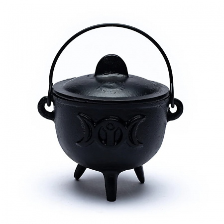 Accesorii Fumigație - Mini-ceaun din fontă Triple Moon