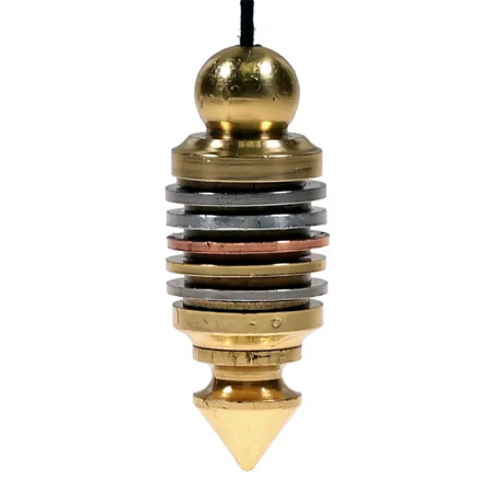 Instrumente divinație/radiestezie - Pendul 7 tipuri de metal - 4cm