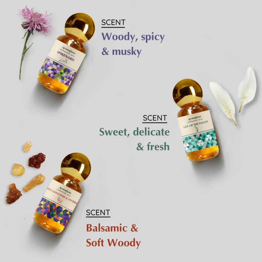 Set 3 uleiuri  sacre de ungere (Nard, Tămâie & Smirnă, Crin) [1]