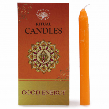 Lumânări manifestare / ritualuri - Set lumânări Ritual - Energie bună (10 buc.)