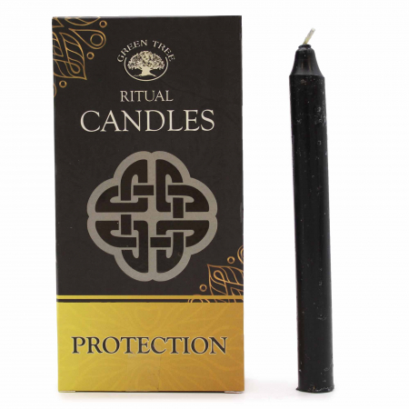 Lumânări manifestare / ritualuri - Set lumânări Ritual - Protecție (10 buc.)