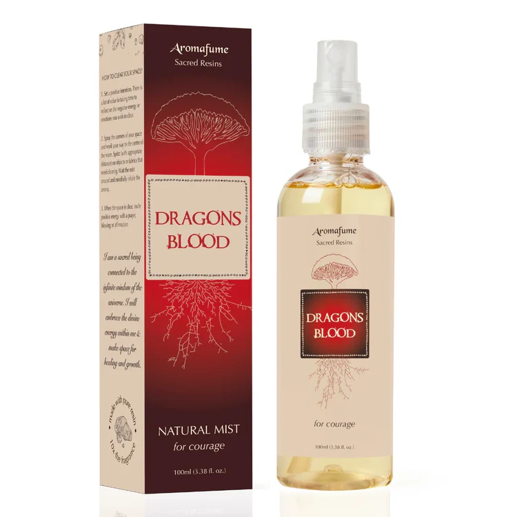 Ape florale / Odorizante - Spray natural Aromafume Sângele Dragonului 100 ml – purificare energetică și protecție | Ritual Aromas