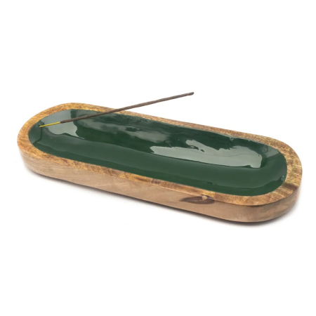 Accesorii pentru bețișoare și conuri - Suport ardere bețișoare Madeira, verde