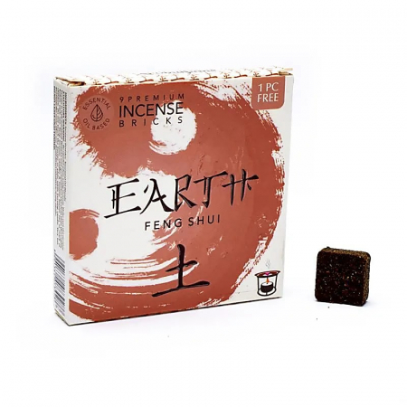 Tablete aromatice / Ceară parfumată - Tablete Aromafume - Pământ - Feng Shui