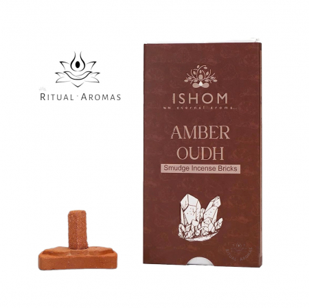 Tablete naturale pentru fumigație Ishom - Ambră & Oud [1]