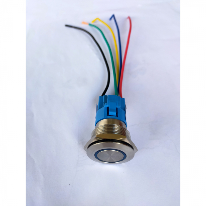 Buton Metalic cu LED Antivandal 30mm [2]